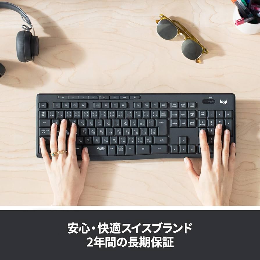 【新着商品】Logicool製 ワイヤレスキーボード K295GP 静音 無線 Amazon.co.jp: ロジクール ワイヤレスキーボード K295GP 静音